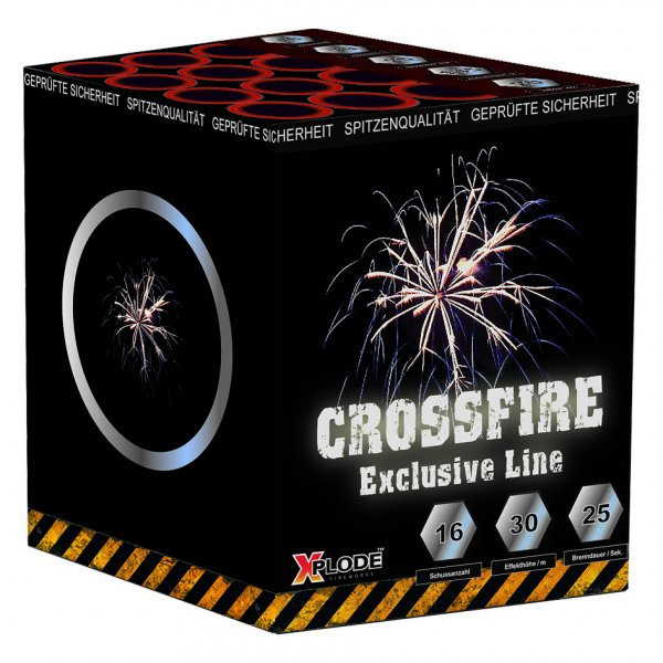 Crossfire Crossette, 16-Schuss Batterie