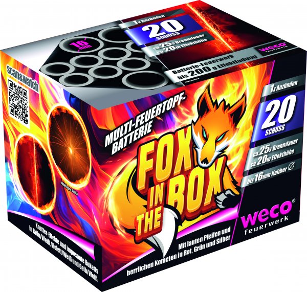 Fox in the Box, 20-Schuss Batterie NEU