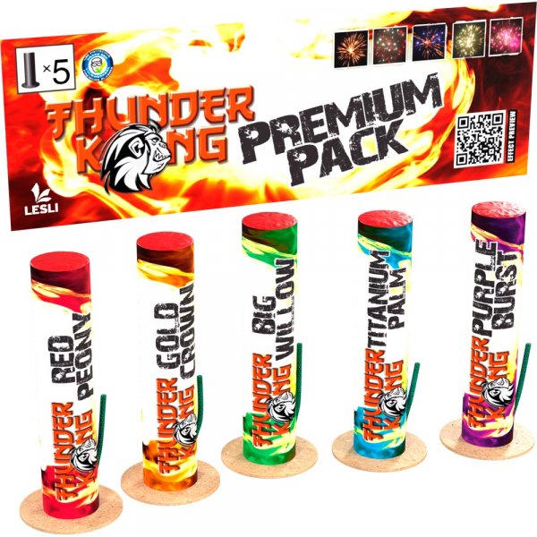 Thunder Kong Premium Pack, 5er Single Shots  NEU
