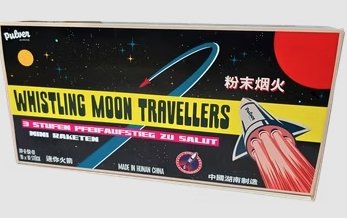 Whistling Moon Travellers, 10er Pfeiffraketen