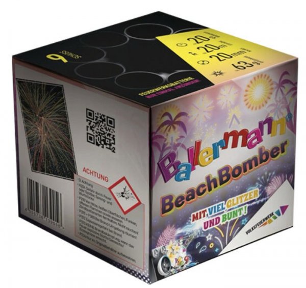 Beachbomber, BALLERMANN, 9-Schuss Batterie NEU