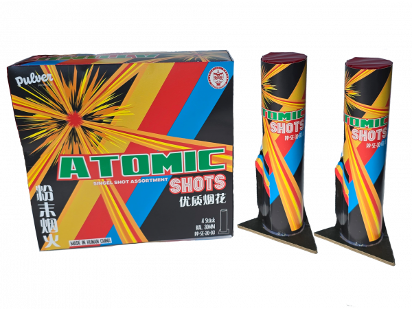 Atomic Shots, 4er-Single Shots mit Pfeiffeffekt  NEU