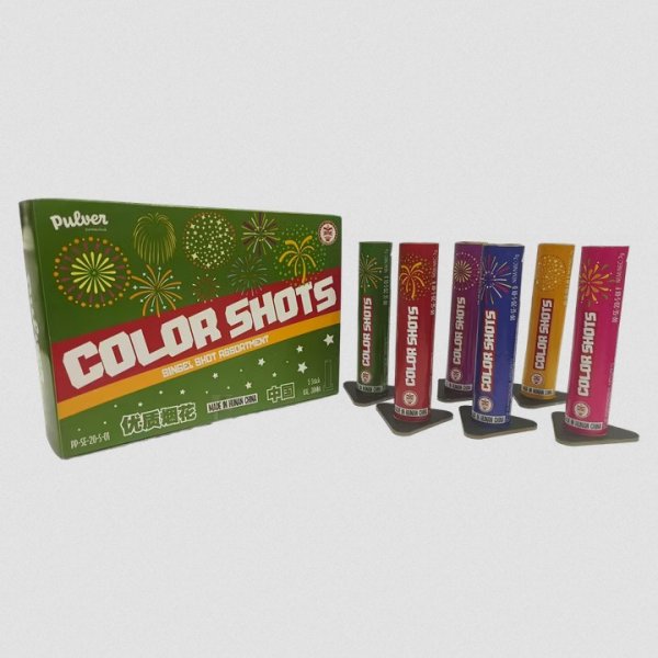 Color Shots 6er Single-Shots, 20mm  NEU