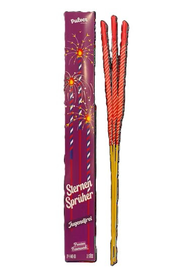 Sternen Spr&uuml;her 3er Schachtel KAT F1  NEU